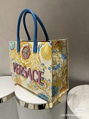 Versace Underwater Baroccoa Medusa Large Tote Bag - L40xw16xH30cm - 2