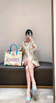 Versace Underwater Baroccoa Medusa Large Tote Bag - L40xw16xH30cm - 5