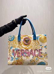 Versace Underwater Baroccoa Medusa Large Tote Bag - L40xw16xH30cm - 4
