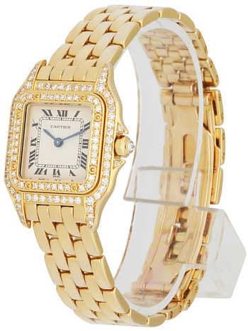 Cartier Panthere Gold&Yellow Watch 