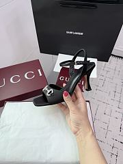 Gucci Horsebit Black Heels 8.5CM - 5