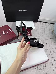 Gucci Horsebit Black Heels 8.5CM - 4