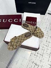 Gucci GG Ebony Horsebit slides in brown - 3