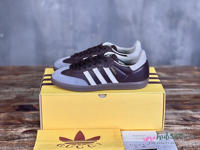 Gucci Gazelle Brown Sneakers - 1
