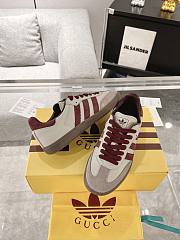 	 Gucci Gazelle Red&Beige Sneakers - 4