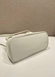 	 Prada Dada nappa leather bag white - 25x17.5x11.5cm - 6