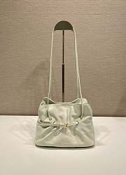 	 Prada Dada nappa leather bag white - 25x17.5x11.5cm - 5