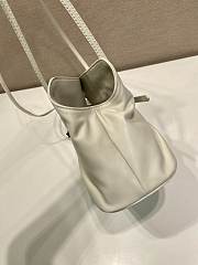 	 Prada Dada nappa leather bag white - 25x17.5x11.5cm - 3