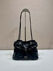 	 Prada Dada nappa leather bag black - 25x17.5x11.5cm - 1