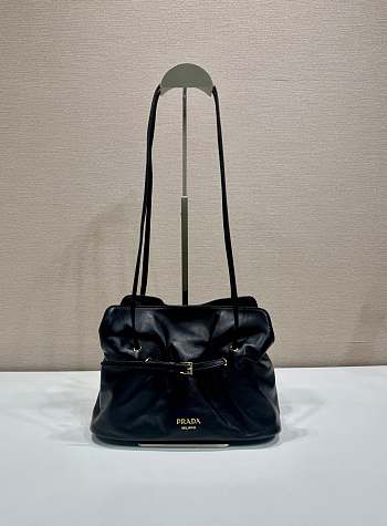 	 Prada Dada nappa leather bag black - 25x17.5x11.5cm