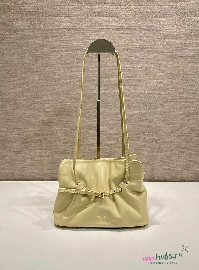 	 Prada Dada nappa leather bag Yellow - 25x17.5x11.5cm - 1
