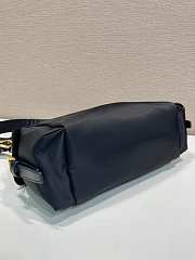 Black Prada Explore large Re-Nylon and leather bag 32x22x11.5cm - 3
