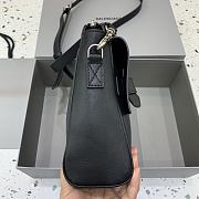 Balenciaga Bel Air Small Zipped Messenger Bag Black - 29×5×20cm - 5