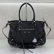 	 Balenciaga Neo Cagole XL Leather Tote Bag In Black - 46.5×30×13cm - 1