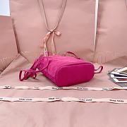 Miu Miu Bucket Bag in Suede Pink - 17X14X6cm - 4