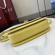 Gucci Bamboo Diva medium bag in yellow leather - 26.6x 13x 8cm - 4