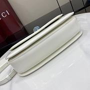 	 Gucci Bamboo Diva medium bag in white - 26.6x 13x 8cm - 2