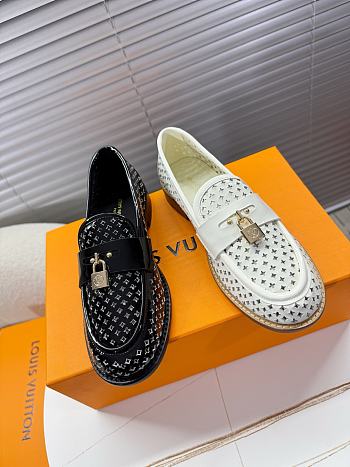 Louis Vuitton Chess Flat Loafers 