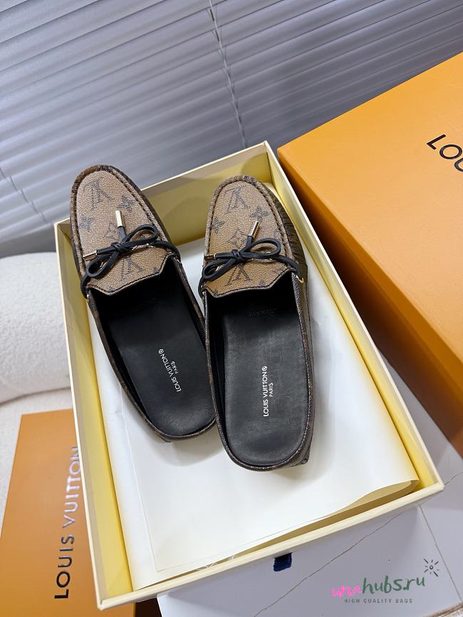 Louis Vuitton Monogram Brown Loafers - 1