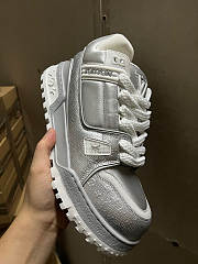 Louis Vuitton Trainier Maxi Silver  - 6