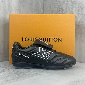 	 Louis Vuitton Footprint Soccer Sneaker Black