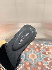 	 Louis Vuitton Damier Black Slides - 5