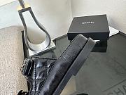 	 Chanel Black Lambskin Dad Slide Sandals - 2