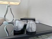 	 Chanel Ballerina Flats Shoes Silver - 4