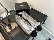 	 Chanel Ballerina Flats Shoes Silver - 2