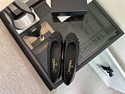 	 Chanel Ballerina Flats Shoes Black - 4