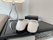 	 Chanel Ballerina Flats Shoes White - 5