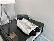 	 Chanel Ballerina Flats Shoes White - 4