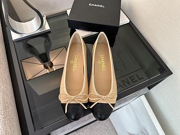 	 Chanel Ballerina Flats Shoes Beige