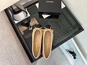 	 Chanel Ballerina Flats Shoes Beige - 3