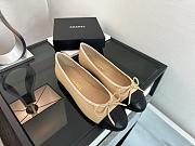 	 Chanel Ballerina Flats Shoes Beige - 2