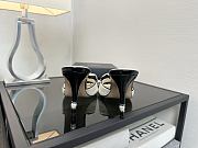 	 Chanel Quilted Camellia Flower Sandals in White Leather - 2