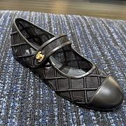 	 Chanel Cloth ballet flats in black - 3