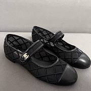 	 Chanel Cloth ballet flats in black - 2
