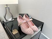 Chanel Pink Mary Jane Pumps - 1