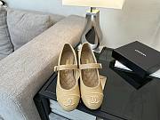 	 Chanel Beige Mary Jane Pumps - 5