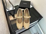 	 Chanel Beige Mary Jane Pumps - 4
