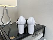 	 Chanel White Mary Jane Pumps - 6