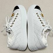 Chanel White Lambskin Sneakers - 3