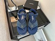 Chanel Denim Sandals - 1