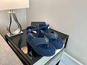 Chanel Denim Sandals - 5