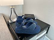 Chanel Denim Sandals - 3