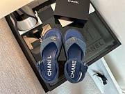 Chanel Denim Sandals - 2