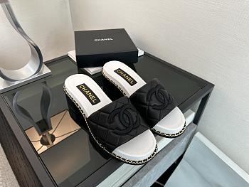 Chanel Sandals Black 01