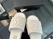 Chanel Mule White Sandals - 6