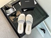 Chanel Mule White Sandals - 3
